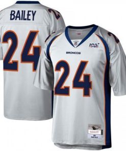 Denver Denver Broncos #24 Champ Bailey Mitchell & Ness NFL 100 Retired Player Platinum Jersey