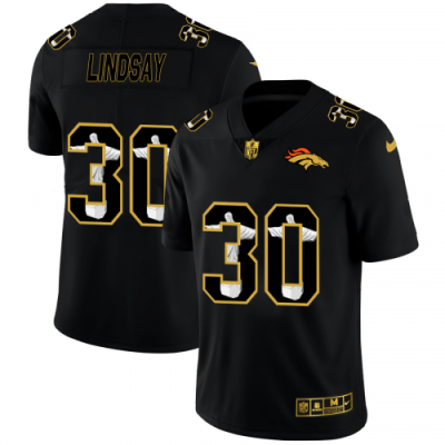 Denver Denver Broncos #30 Phillip Lindsay Nike Carbon Black Vapor Cristo Redentor Limited NFL Jersey