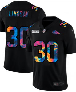 Denver Denver Broncos #30 Phillip Lindsay Nike Multi-Color Black 2020 NFL Crucial Catch Vapor Untouchable Limited Jersey