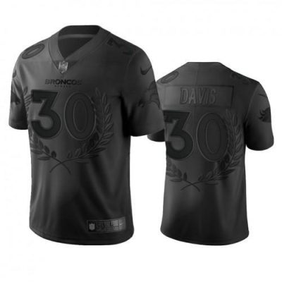 Denver Denver Broncos #30 Terrell Davis Nike Black NFL MVP Limited Edition Jersey