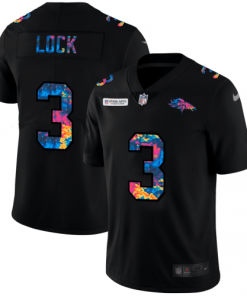 Denver Denver Broncos #3 Drew Lock Nike Multi-Color Black 2020 NFL Crucial Catch Vapor Untouchable Limited Jersey