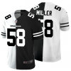 Denver Denver Broncos #58 Von Miller Black V White Peace Split Nike Vapor Untouchable Limited NFL Jersey
