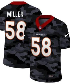 Denver Denver Broncos #58 Von Miller Nike 2020 Black CAMO Vapor Untouchable Limited Stitched NFL Jersey