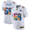 Denver Denver Broncos #58 Von Miller White Nike Multi-Color 2020 NFL Crucial Catch Limited NFL Jersey