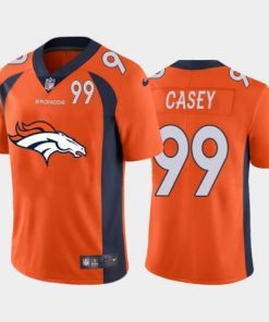 Denver Denver Broncos #99 Jurrell Casey Orange Nike Big Team Logo Player Vapor Limited NFL Jersey