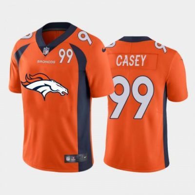 Denver Denver Broncos #99 Jurrell Casey Orange Nike Big Team Logo Player Vapor Limited NFL Jersey
