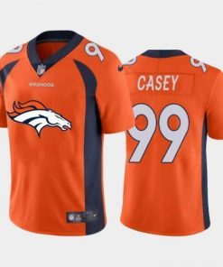 Denver Denver Broncos #99 Jurrell Casey Orange Nike Big Team Logo Vapor Limited NFL Jersey