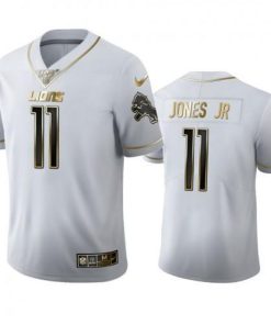 Detroit Lions #11 Marvin Jones Jr Nike White Golden Edition Vapor Limited NFL 100 Jersey