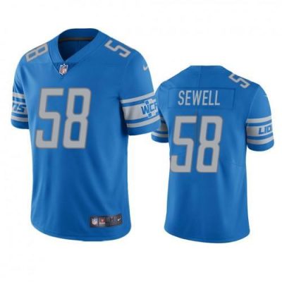 Detroit Lions #58 Penei Sewell Blue Team Color Stitched NFL Vapor Untouchable Limited Jersey