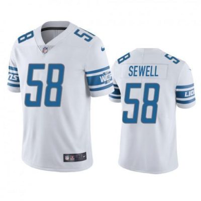 Detroit Lions #58 Penei Sewell White Stitched NFL Vapor Untouchable Limited Jersey