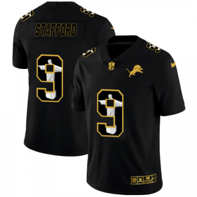 Detroit Lions #9 Matthew Stafford Nike Carbon Black Vapor Cristo Redentor Limited NFL Jersey