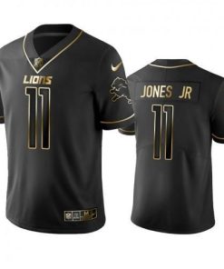 Detroit Lions #11 Marvin Jones Jr Stitched NFL Vapor Untouchable Limited Black Golden Jersey