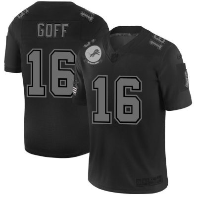 Detroit Lions #16 Jared Goff Nike Black 2019 Salute To Service Limited Stitched NFL Jersey