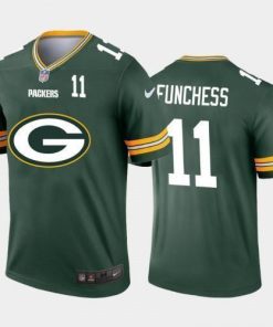 Green Bay Packers #11 Devin Funchess Green Nike Big Team Logo Player Vapor Jersey