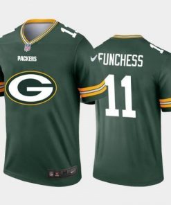 Green Bay Packers #11 Devin Funchess Green Nike Big Team Logo Vapor Jersey
