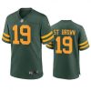 Green Bay Packers #19 Equanimeous St. Brown Nike Alternate Game Player Jersey - Green