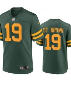 Green Bay Packers #19 Equanimeous St. Brown Nike Alternate Game Player Jersey - Green