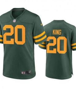 Green Bay Packers #20 Kevin King Nike Alternate Game Player Jersey - Green