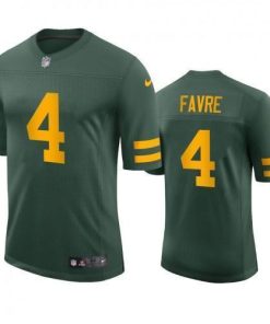 Green Bay Packers #4 Brett Favre Nike Alternate Vapor Limited Player Jersey - Green