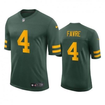 Green Bay Packers #4 Brett Favre Nike Alternate Vapor Limited Player Jersey - Green