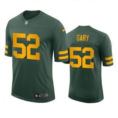 Green Bay Packers #52 Rashan Gary Nike Alternate Vapor Limited Player Jersey - Green