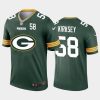 Green Bay Packers #58 Christian Kirksey Green Nike Big Team Logo Player Vapor Jersey