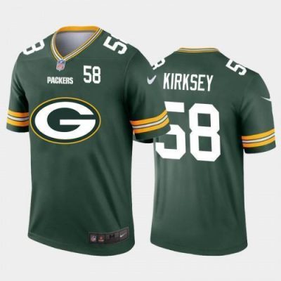 Green Bay Packers #58 Christian Kirksey Green Nike Big Team Logo Player Vapor Jersey