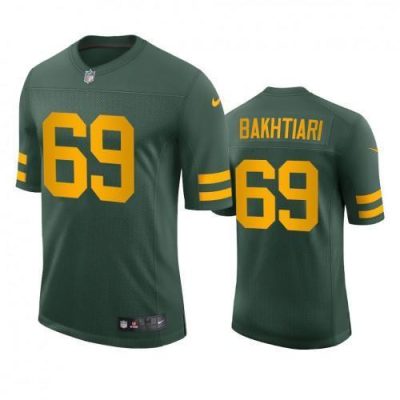 Green Bay Packers #69 David Bakhtiari Nike Alternate Vapor Limited Player Jersey - Green