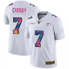Green Bay Packers #7 Mason Crosby White Nike Multi-Color 2020 Crucial Catch Jersey