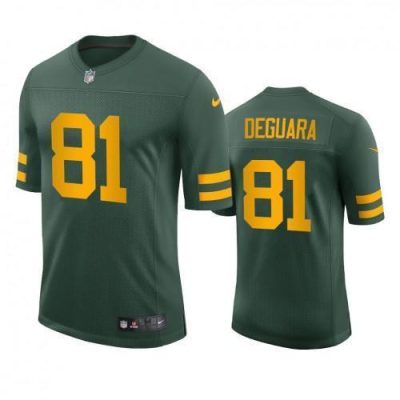 Green Bay Packers #81 Josiah Deguara Nike Alternate Vapor Limited Player Jersey - Green