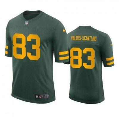Green Bay Packers #83 Marquez Valdes-Scantling Nike Alternate Vapor Limited Player Jersey - Green