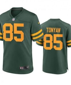 Green Bay Packers #85 Robert Tonyan Nike Alternate Game Player Jersey - Green