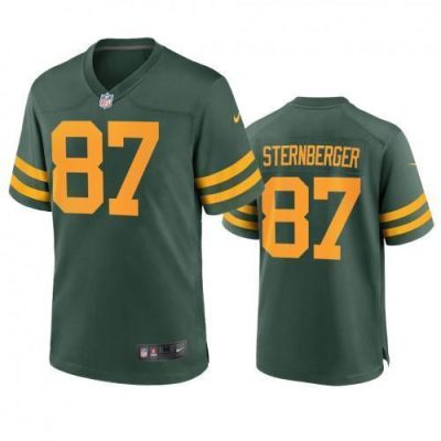 Green Bay Packers #87 Jace Sternberger Nike Alternate Game Player Jersey - Green