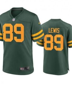 Green Bay Packers #89 Marcedes Lewis Nike Alternate Game Player Jersey - Green
