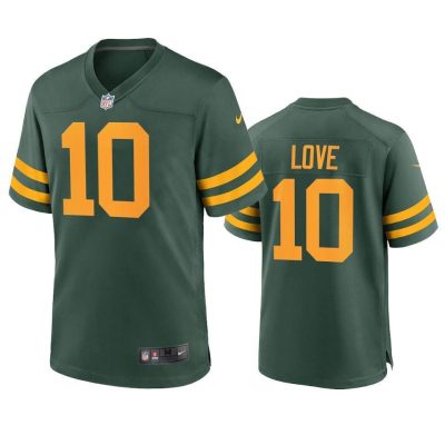 Green Bay Packers #10 Jordan Love Nike Alternate Game Player Jersey - Green