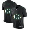 Green Bay Packers #10 Jordan Love Nike Team Logo Dual Overlap Jersey Black