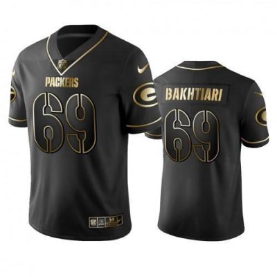 Green Bay Packers #69 David Bakhtiari Stitched Vapor Untouchable Limited Black Golden Jersey