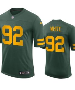 Green Bay Packers #92 Reggie White Nike Alternate Vapor Limited Player Jersey - Green