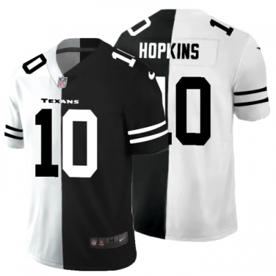 Houston Houston Texans #10 DeAndre Hopkins Black V White Peace Split Nike Vapor Untouchable Jersey