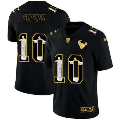 Houston Houston Texans #10 DeAndre Hopkins Nike Carbon Black Vapor Cristo Redentor Jersey