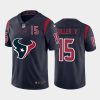 Houston Houston Texans #15 Will Fuller Navy Blue Nike Big Team Logo Player Vapor Jersey