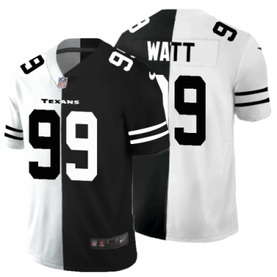 Houston Houston Texans #99 J.J. Watt Black V White Peace Split Nike Vapor Untouchable Jersey