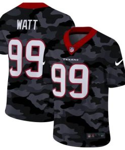Houston Houston Texans #99 J.J. Watt Nike 2020 Black CAMO Vapor Untouchable Limited Stitched NFL Jersey