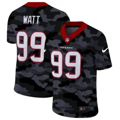 Houston Houston Texans #99 J.J. Watt Nike 2020 Black CAMO Vapor Untouchable Limited Stitched NFL Jersey