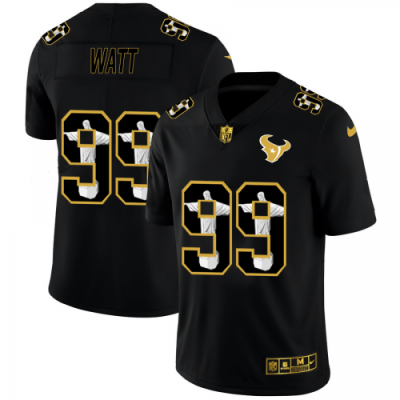 Houston Houston Texans #99 J.J. Watt Nike Carbon Black Vapor Cristo Redentor Jersey