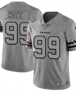 Houston Houston Texans #99 J.J. Watt Nike Gray Gridiron II Vapor Untouchable Jersey