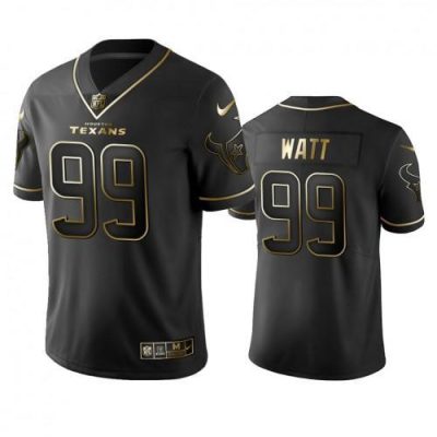 Houston Texans #99 J.J. Watt Stitched NFL Vapor Untouchable Limited Black Golden Jersey