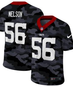Indianapolis Colts #56 Quenton Nelson Nike 2020 Black CAMO Vapor Untouchable Limited Stitched NFL Jersey