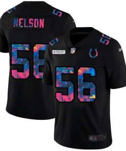 Indianapolis Colts #56 Quenton Nelson Nike Multi-Color Black 2020 NFL Crucial Catch Vapor Untouchable Limited Jersey