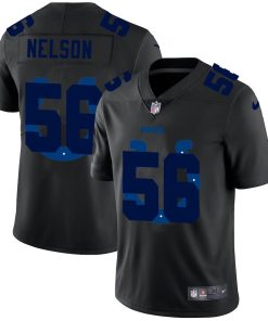 Indianapolis Colts #56 Quenton Nelson Nike Team Logo Dual Overlap Jersey Black